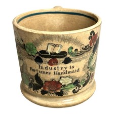 Antique 1800's Staffordshire Childs Nursery Mug picture