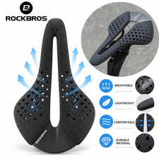 ROCKBROS 3D Printed Bike Saddle ETPU Carbon Fiber Lightweight 180g Road Seat MTB picture