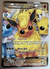 Pokémon TCG Flareon EX RC28/RC32 Full Art Generations Radiant Collection Holo HP picture