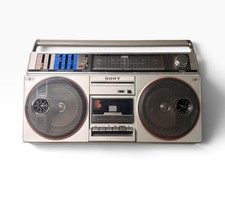 Vintage SONY CFS-500 BoomBox AM FM Cassette Portable Radio  Works READ picture
