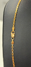18k rose gold cable chain necklace 22 in Jacoje heavy link 11.9 grams picture