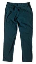 Chicos Fabulously Slimming Hunter Green Skinny Pants Sz 1.5 Short Fits Large XL picture