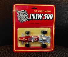 Vintage 1970's 1/40 Indy 500 Lotus Ford F-1 Hong Kong Toy Car New In Package picture