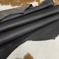 Avetco Premium Goatskin Nappa Soft Leather Hide Brown 2 oz Thickness picture