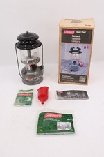 Coleman 286 Dual Fuel Lantern 700T Gray/Black Box Manual Filter Funnel EX picture