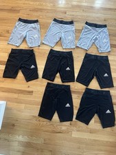 Adidas Techfit Primegreen Compression Shorts Mens M Lot 8 Black Gray Training   picture
