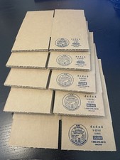 5 ULINE 4x4x4 Cardboard Shipping Packing Boxes - Brand New Made In USA picture