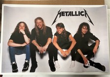 1990 Metallica  Vintage Original Poster.  XLNT Condition picture
