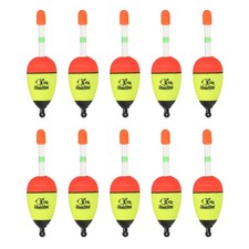 10 Pack 0.4oz Fishing Bobbers EVA Fishing Float Yellow picture