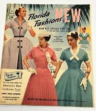 Vintage 1950s FLORIDA FASHIONS Ladies Dress Catalog Women's Fashion picture