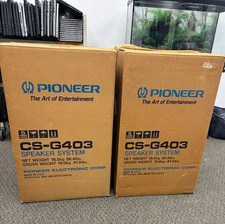 Pioneer CS-G403 Vintage 3-Way Floor Stereo Speakers Pair 15