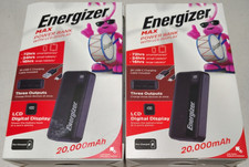 2x Energizer - MAX 20,000mAh 15W USB-C 3-Port Universal Portable UE20035C picture