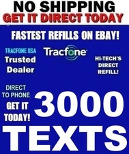 TRACFONE  3000 TEXTS  ⭐ GET IT FAST TODAY NO SHIP  ✅ TRUSTED SELLERS  💓 picture