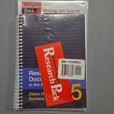 Bedford/St. Martin's Research Pack 5th Ed Spiralbound Diana Hacker 2002 picture