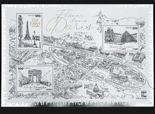 Japan  2024 France Paris Landmark Special stamps S/S Olympic picture
