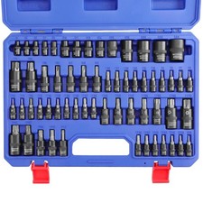 60-piece Master Torx Bit and E Socket Set CR-V Torx Sockets & E Socket Tool picture