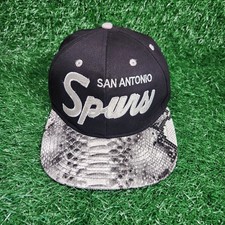 Rare Mitchell & Ness x Just Don RSVP Gallery San Antonio Spurs Python Brim Hat picture