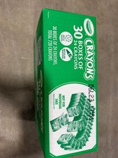 Crayola Crayons 24 Colors Bulk 30 Boxes Classpack Teacher School Supplies New picture