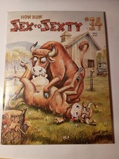 Vintage 1971 Sex To Sexty #34 Adult Humor Magazine Cows picture