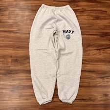 Navy Midshipmen Pants Sweatpants Mens XL Gray NCAA Football Midshipmen Store picture