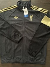 Adidas Liverpool FC LFSTLR Track Top KC7802 Carbon Black Gold Men's Large picture