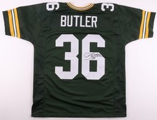 LeRoy Butler Signed Green Bay Packers Jersey (JSA) 1st Ever Lambeau Leap/ Safety picture