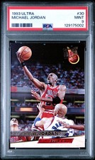 1993 Fleer Ultra #30 Michael Jordan PSA 9 Mint Chicago Bulls picture