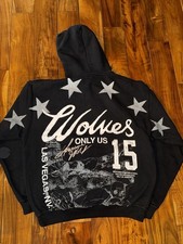 Darc Sport Vegas Wolves Vintage Bishop Black Hoodie Size Medium picture