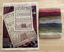 Jane Plenderleath 1838 Cross Stitch Kit Country Sampler ABC Schoolgirl Club  picture