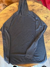 Lululemon City Sweat Pullover Hoodie Men's Medium Charcoal Gray picture