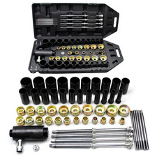 56PCS Heavy Duty Universal Hydraulic Bushing Bearing Removal & Installation Tool picture