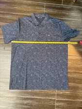 NWT Travis Mathew Men's 2XL Polo Shirt Dark Blue Prestige Lifestyle Performance picture
