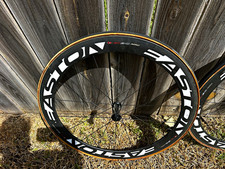 Easton EC90 Aero 700C Carbon Tubular wheel set one front and two rear picture