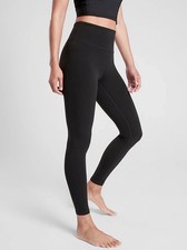 Athleta M  Elation Ultra High Rise Tight Black FULL Length TIGHT MEDIUM NEW picture