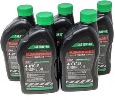 Pack of 5 Kawasaki 99969-6296 OEM K-Tech SAE 10W-40 4-Cycle Engine Oil picture