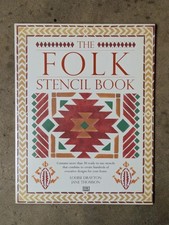 Vintage Folk Stencil Book DK Publishing Countrycore Cottagecore Aesthetic  picture