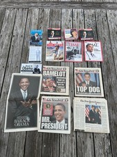 Collection of historical political Obama memorabilia picture