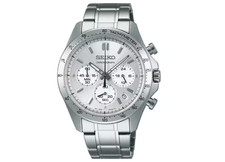 SEIKO Spirit SBTR009 Chronograph Quartz Silver Dial Men's Watch Japan New picture