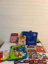 LeapFrog LeapPad Learning System 7 Books & Cartridges with Backpack picture