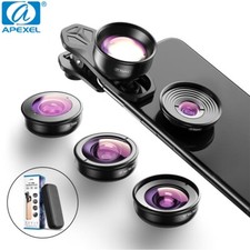 APEXEL 4K HD 5in1 phone Camera lens kit Telescope Super Fisheye Lens for Phones picture