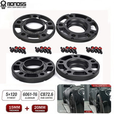 5x120 For BMW X6 X3 X4 Wheel Spacers 15 20mm BONOSS Hub Centric CB72.6 4Pcs picture