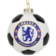 Tree Buddees x Chelsea F.C. Official Football Club Bauble Glass Ornament picture