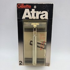 Vintage 1987 Gillette ATRA Pivoting Head Razor with Twin Blade Cartridges NOS picture