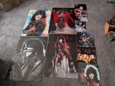 Vintage 1970s KISS Magazine Poster & Pin-Up Lot 9 Dynasty Tour Era (1976-1979 picture