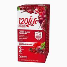 120Life Daily Powder Beets + Hibiscus 14 Pack Lower Blood Pressure Boost Energy picture