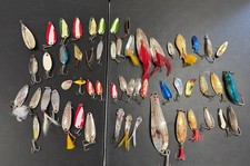 Lot of 55 Vintage And Modern Mixed Sizes Fishing Lures Spoons And More picture