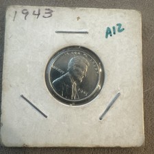 RARE 1943 Lincoln / Wheat Steel Penny  No Mint Mark. Buy it now $300.00.  picture