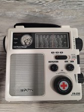 Emergency American Red Cross emergency radio hand crank flashlight batterys  picture