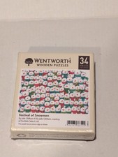 Wentworth Wooden Puzzle Festival of Snowmen 34 pc Extra Difficult Micro Complete picture