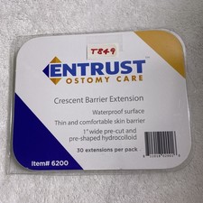 entrust ostomy care Crescent Barrier Extension 6200, Exp 5/2029, (T849) Free S/P picture